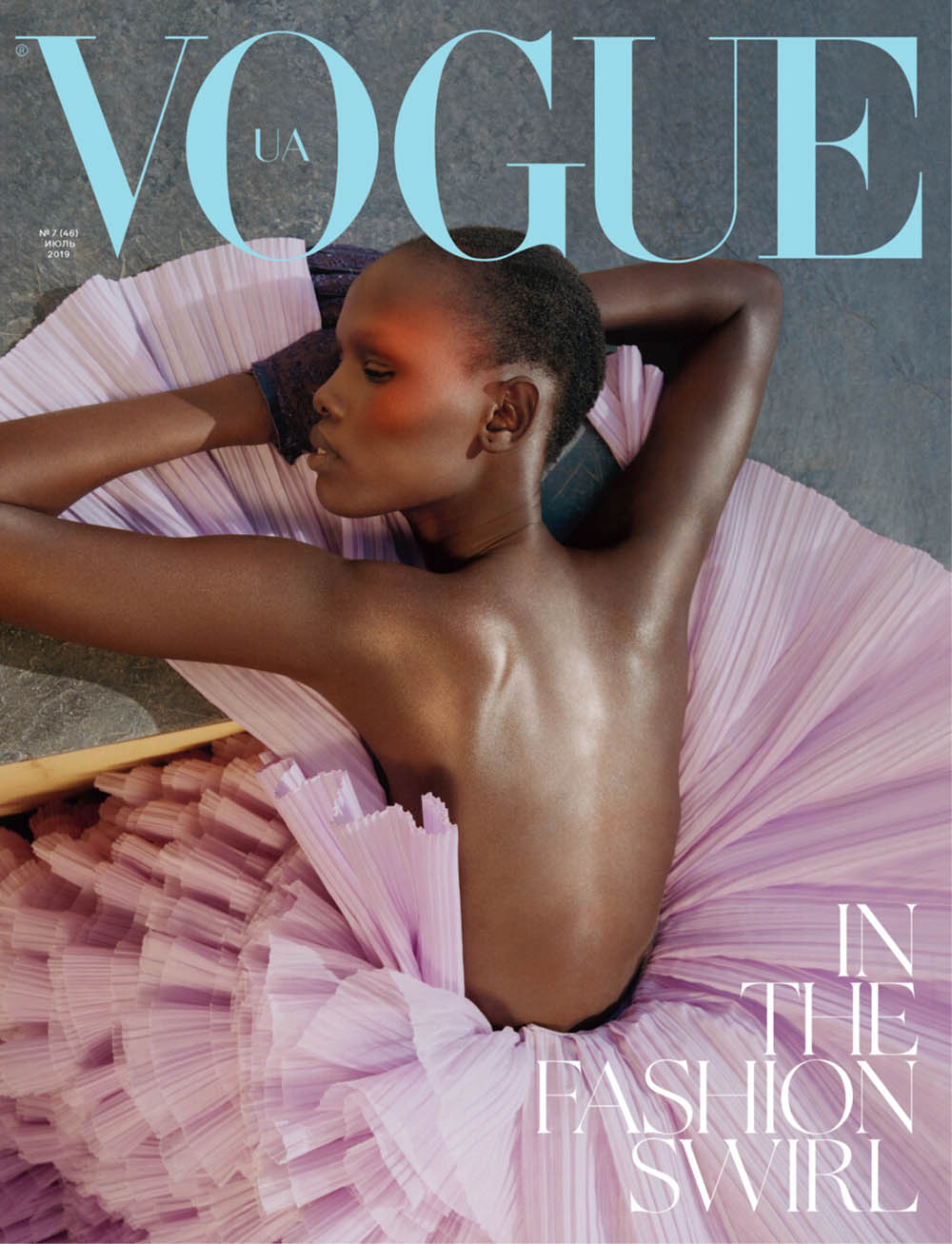 Shanelle Nyasiase covers Vogue Ukraine July 2019 by Nadine Ijewere