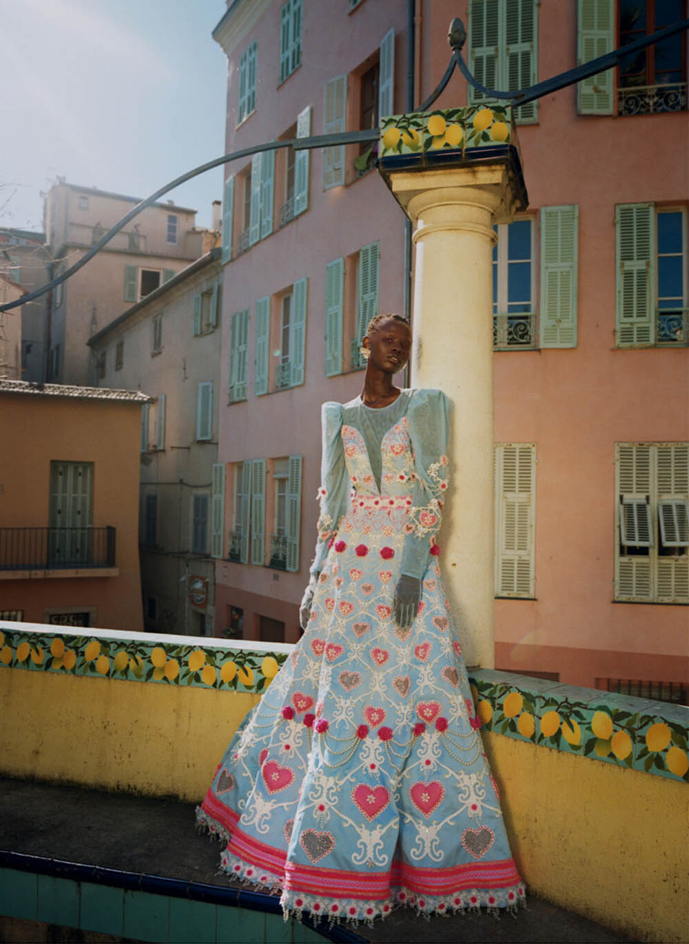 Shanelle Nyasiase covers Vogue Ukraine July 2019 by Nadine Ijewere
