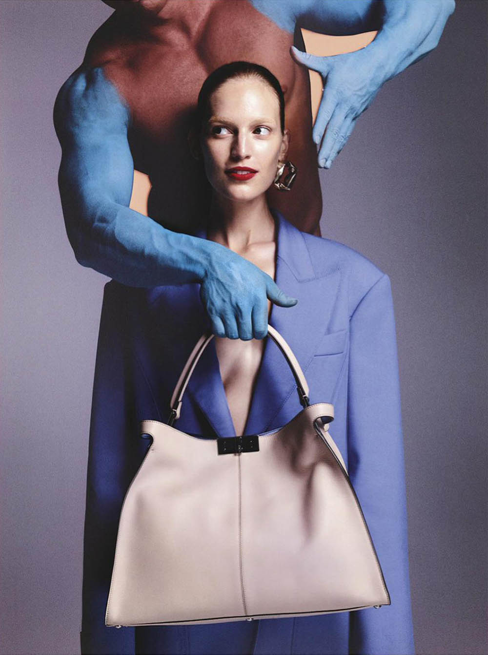 Vanessa Axente and Matt Beer by Simon Eeles for Vogue Australia July 2019