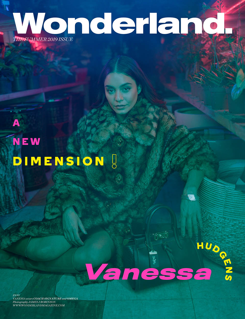 Vanessa Hudgens covers Wonderland Magazine Summer 2019 by James J. Robinson