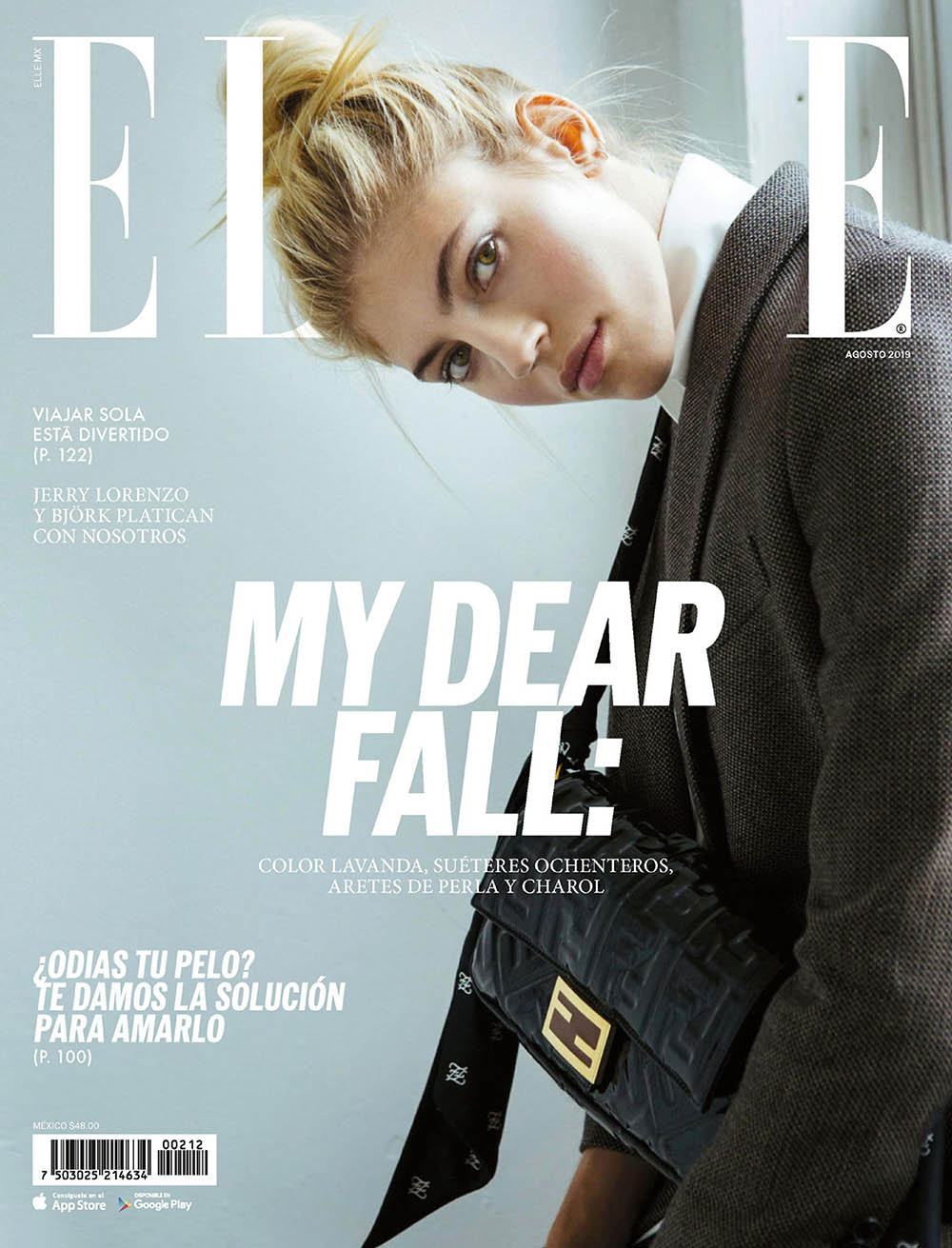 Devon Windsor covers Elle Mexico August 2019 by Santiago Ruisenor