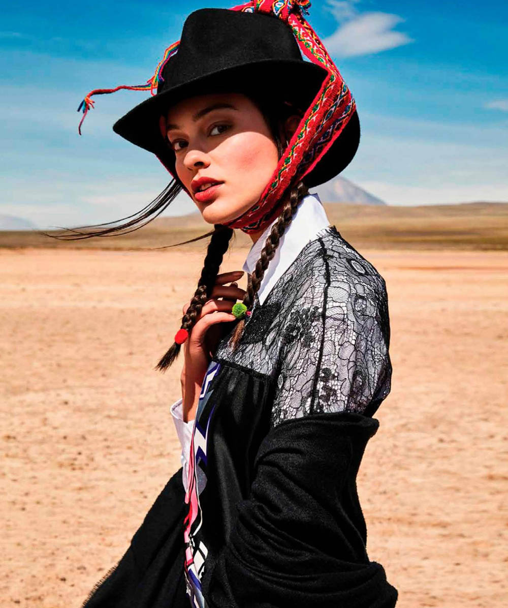 Elizabeth Salt covers Harper’s Bazaar Mexico & Latin America August 2019 by Enrique Vega