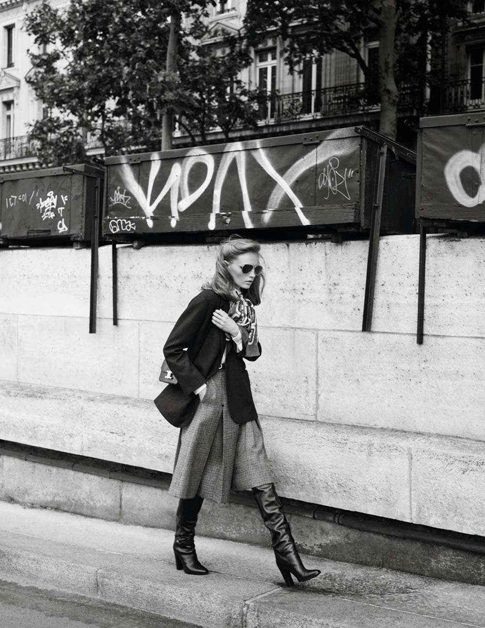 Fran Summers by Hedi Slimane for Vogue Paris August 2019