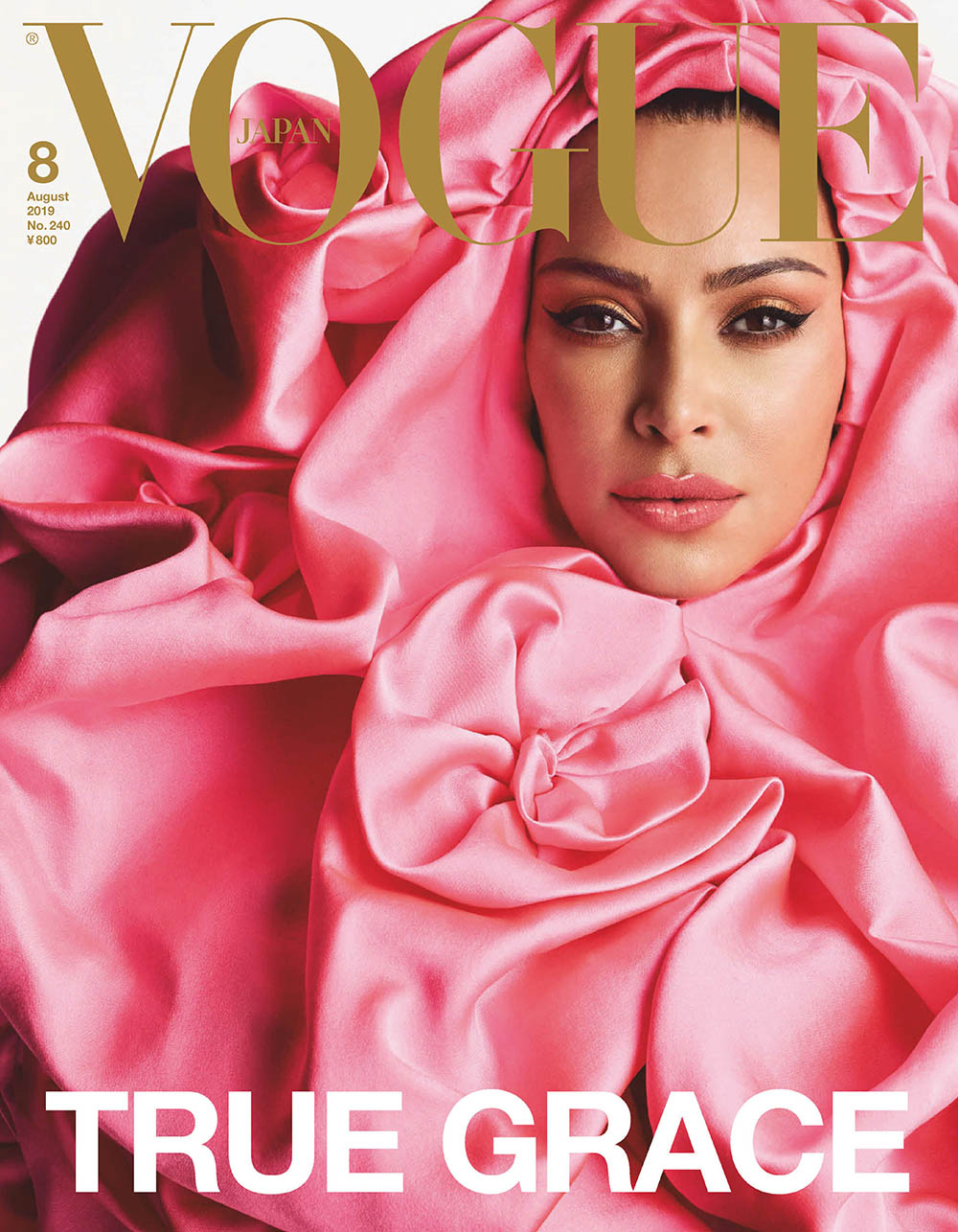 Kim Kardashian West covers Vogue Japan August 2019 by Luigi & Iango