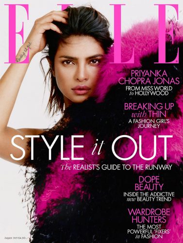 Priyanka Chopra covers Elle UK August 2019 by Marcin Kempski ...