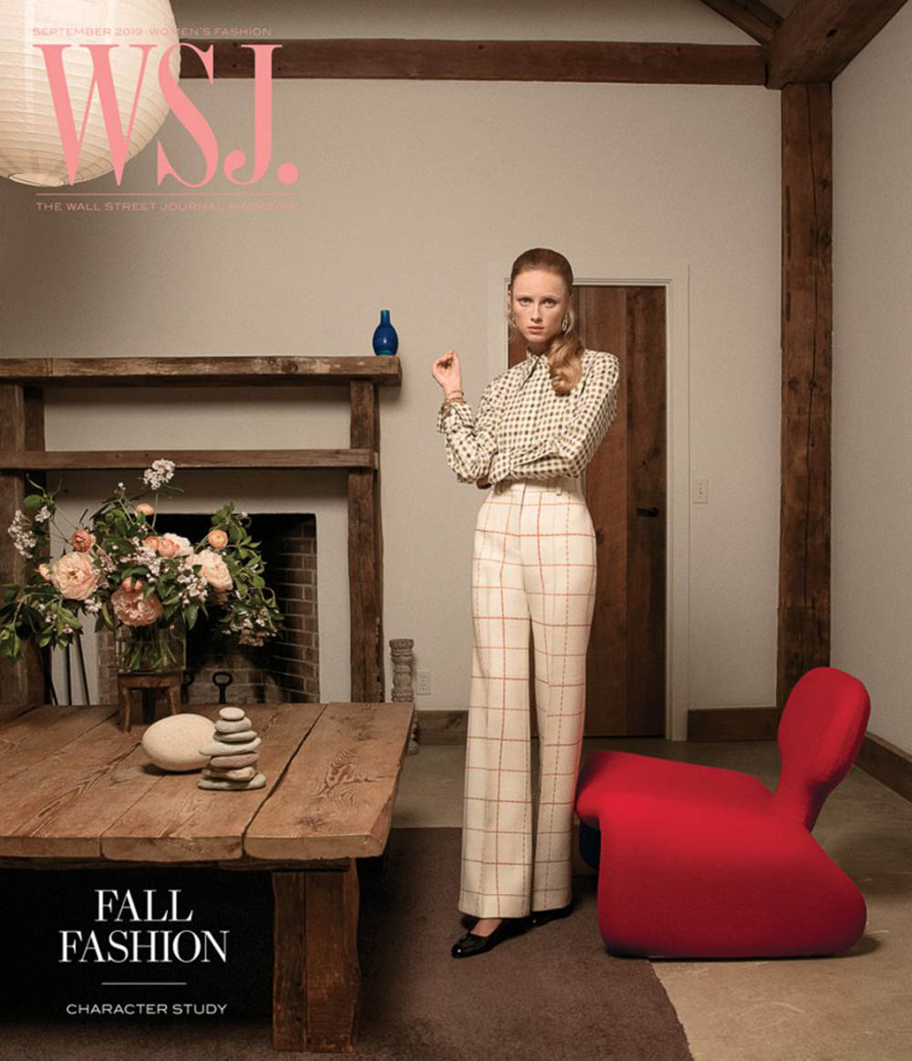 Rianne van Rompaey covers WSJ. Magazine September 2019 by Inez and Vinoodh