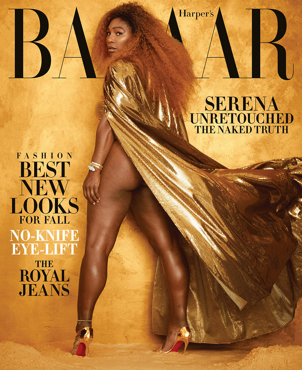 Serena Williams covers Harper’s Bazaar US August 2019 by Alexi Lubomirski