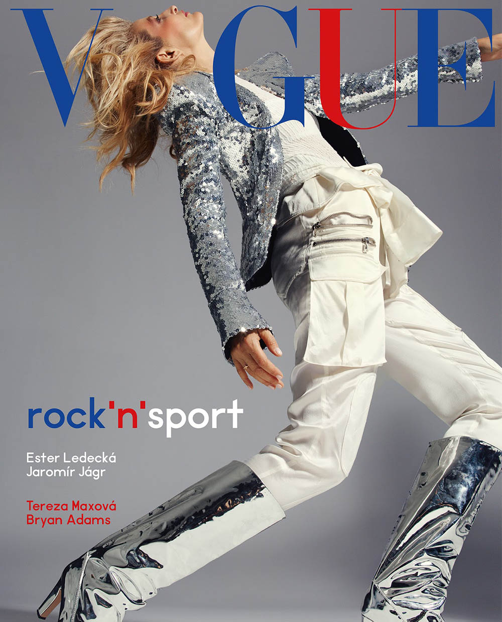 Tereza Maxova covers Vogue Czechoslovakia August 2019 by Bryan Adams