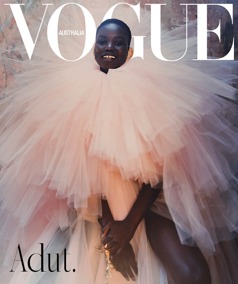 Adut Akech covers Vogue Australia September 2019 Digital Edition by Andrew Nuding