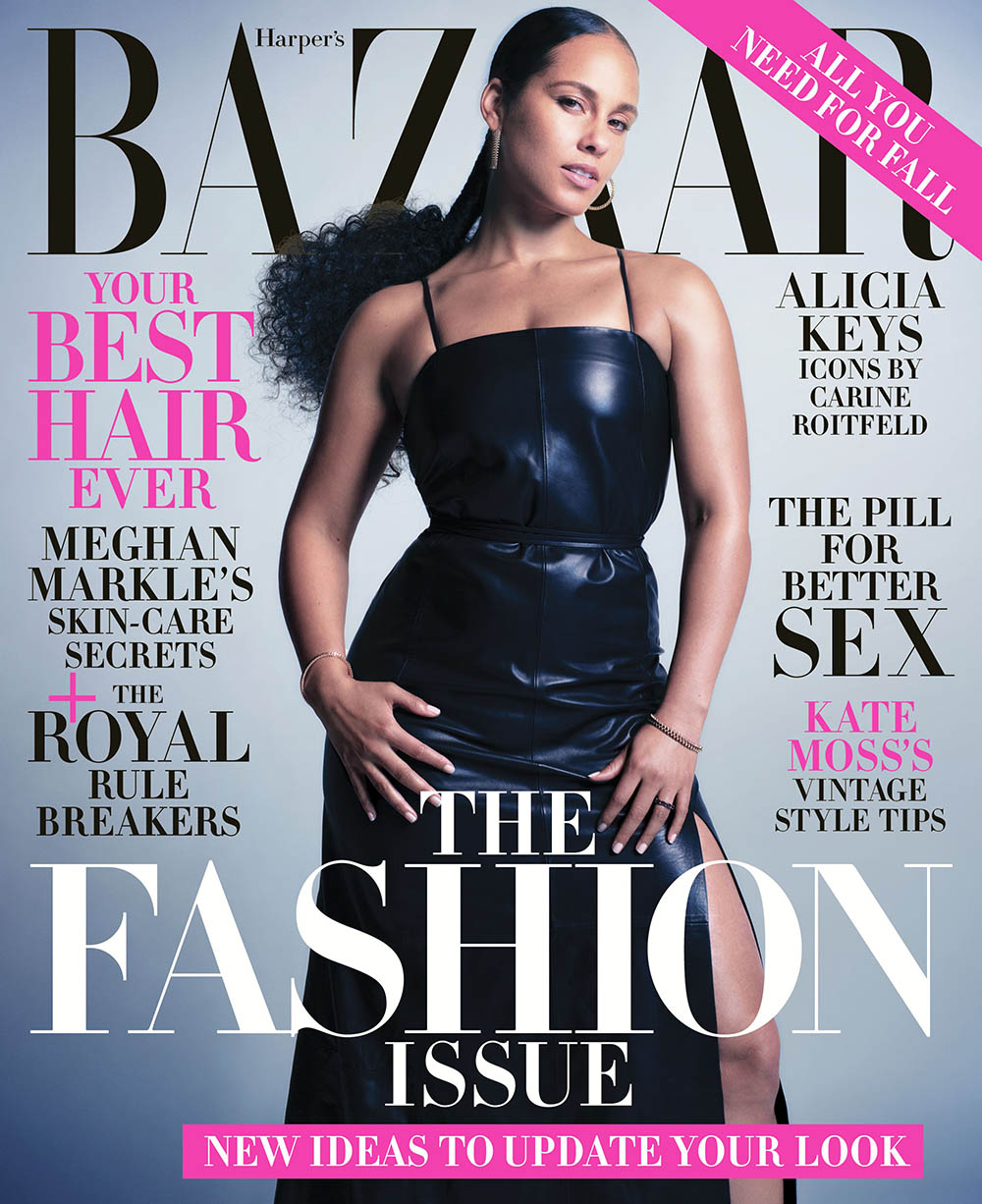 Alicia Keys and Christy Turlington cover Harper’s Bazaar US September 2019 by Mario Sorrenti