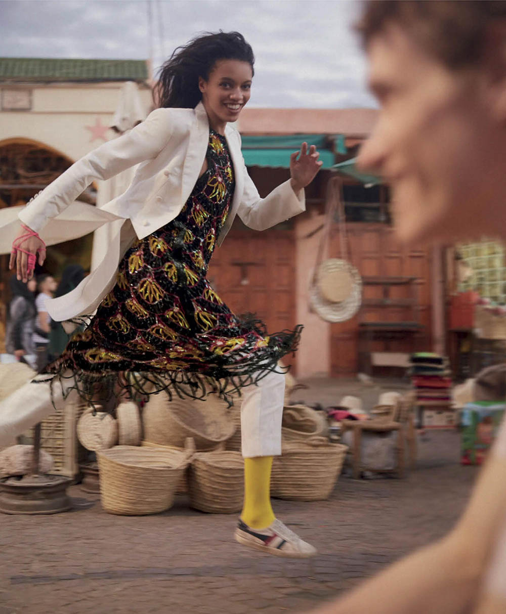 Kukua Williams and Timo Baumann by Daniel Clavero for Vogue Mexico & Latin America September 2019