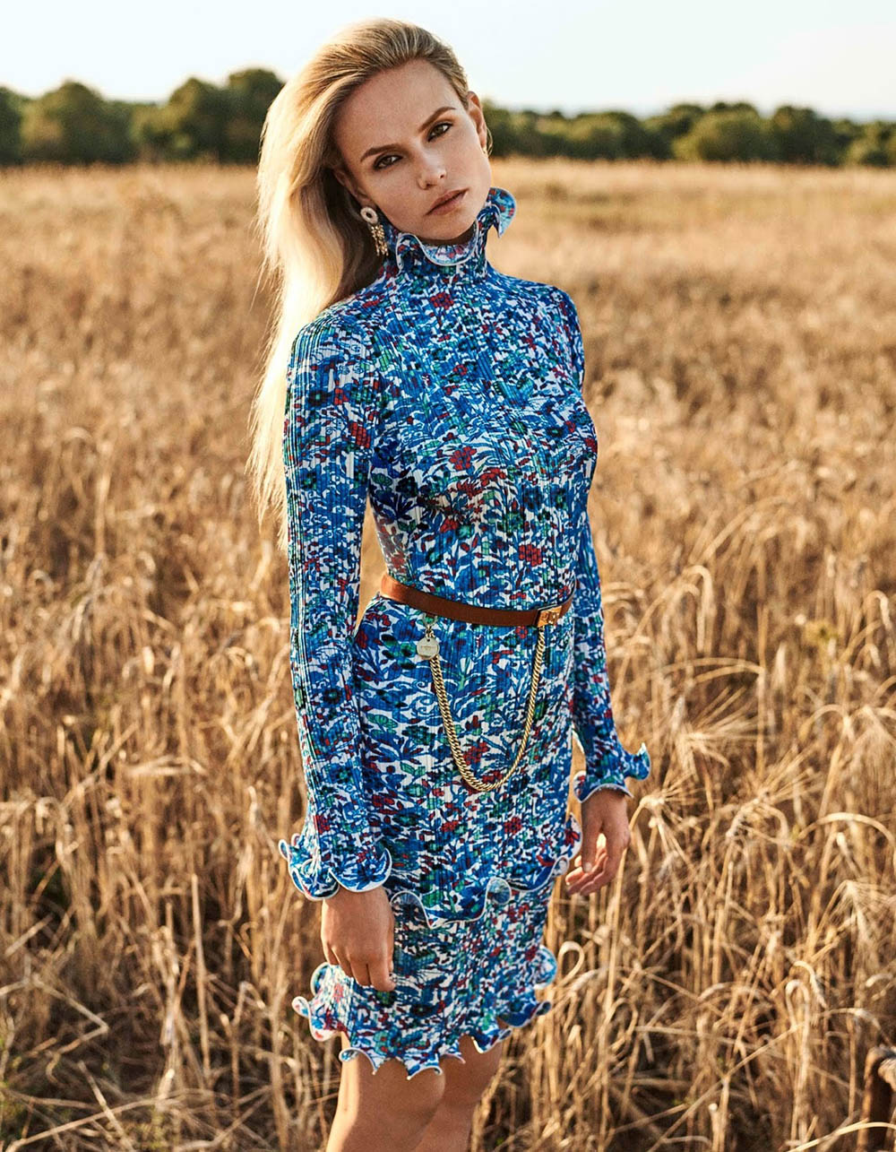 Natasha Poly covers The Sunday Times Style September 15th, 2019 by Giampaolo Sgura