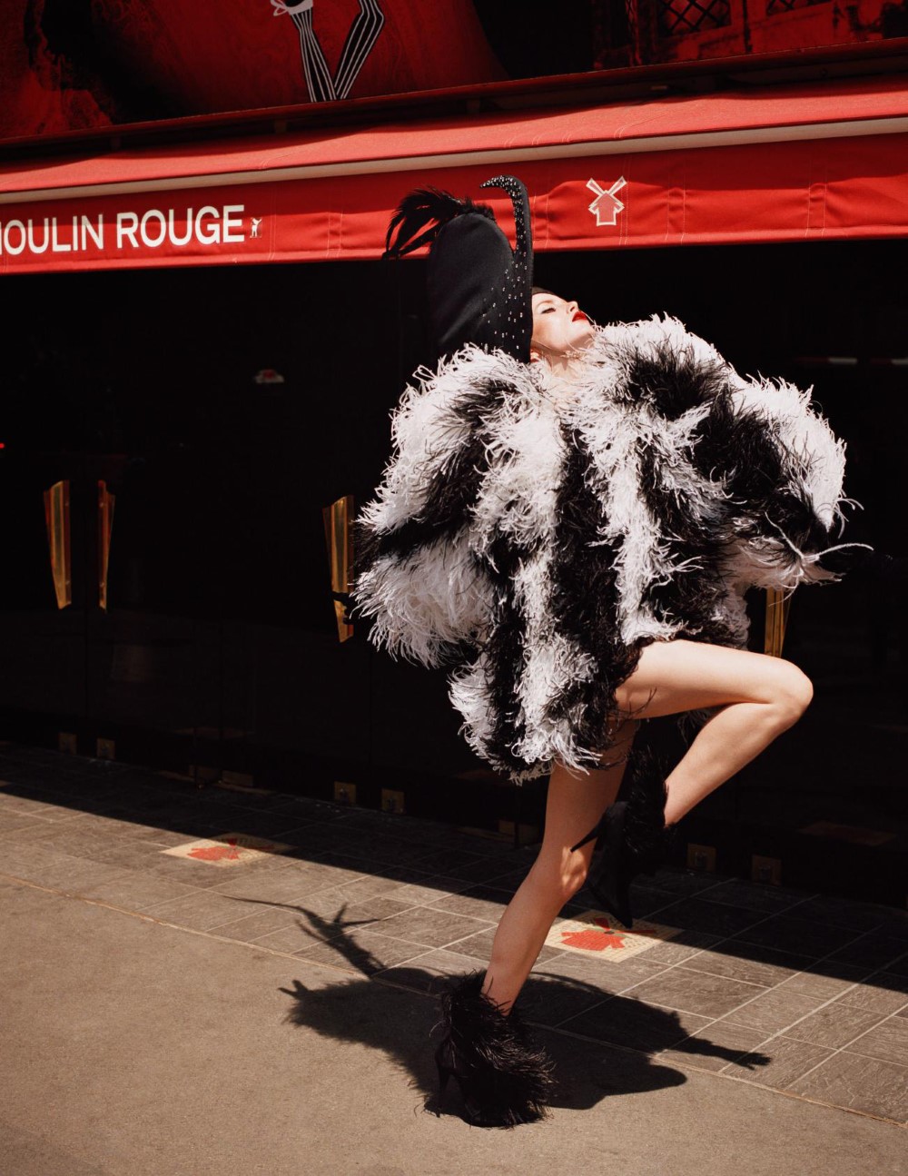 Rianne van Rompaey on four covers of Vogue Paris September 2019
