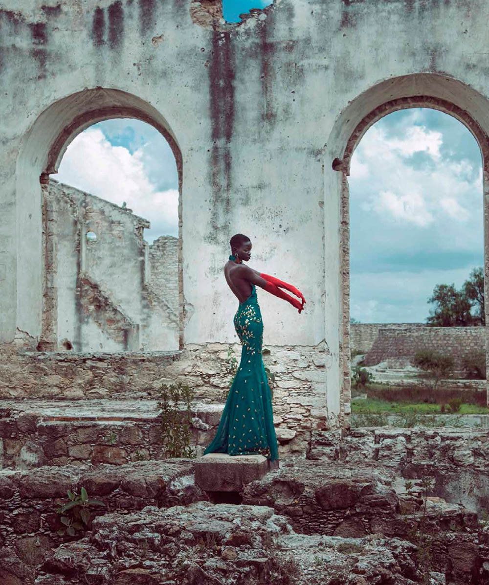 Akon Changkou by Alejandro Salinas for Harper’s Bazaar Mexico & Latin America October 2019