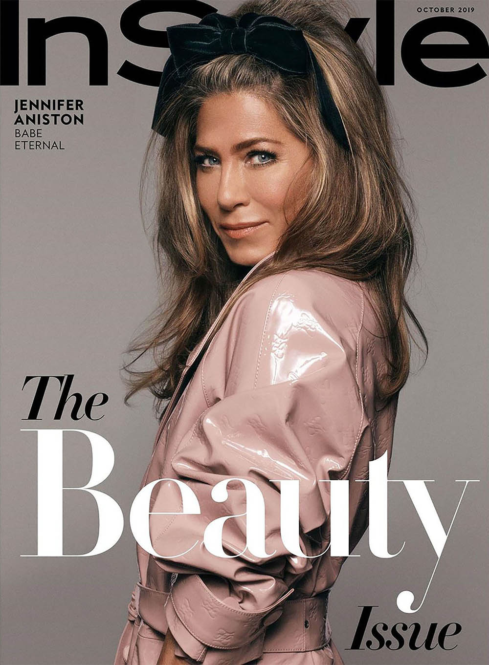 Jennifer Aniston covers InStyle US October 2019 by Michael Thompson