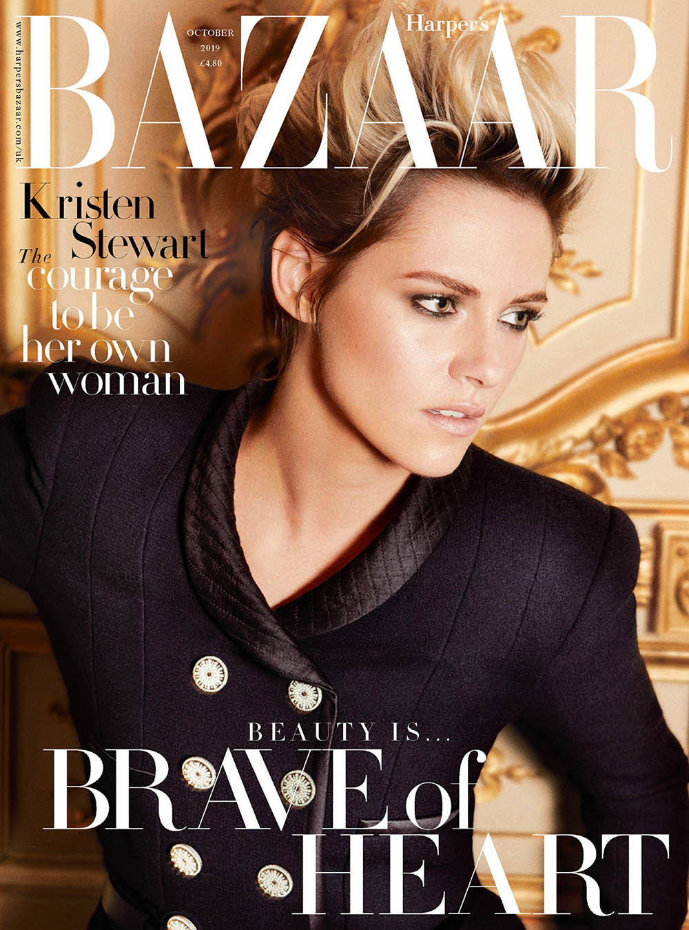 Kristen Stewart covers Harper’s Bazaar UK October 2019 by Alexi Lubomirski