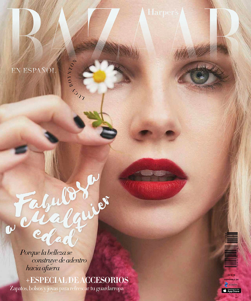 Lucy Boynton covers Harper’s Bazaar Mexico & Latin America October 2019 by Zoey Grossman