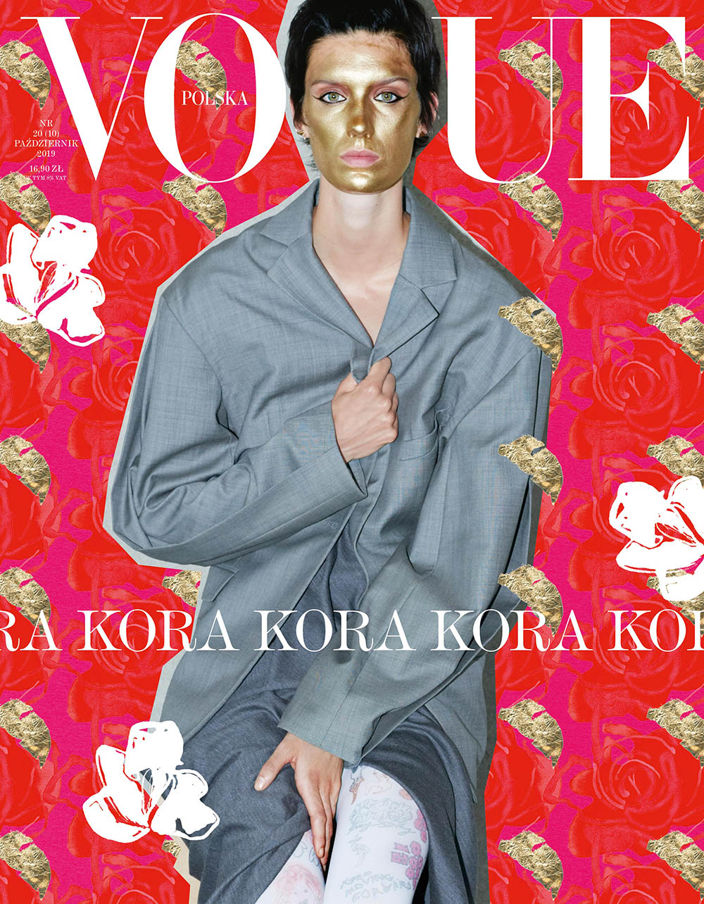 Marte Mei van Haaster covers Vogue Poland October 2019 by Katja Rahlwes