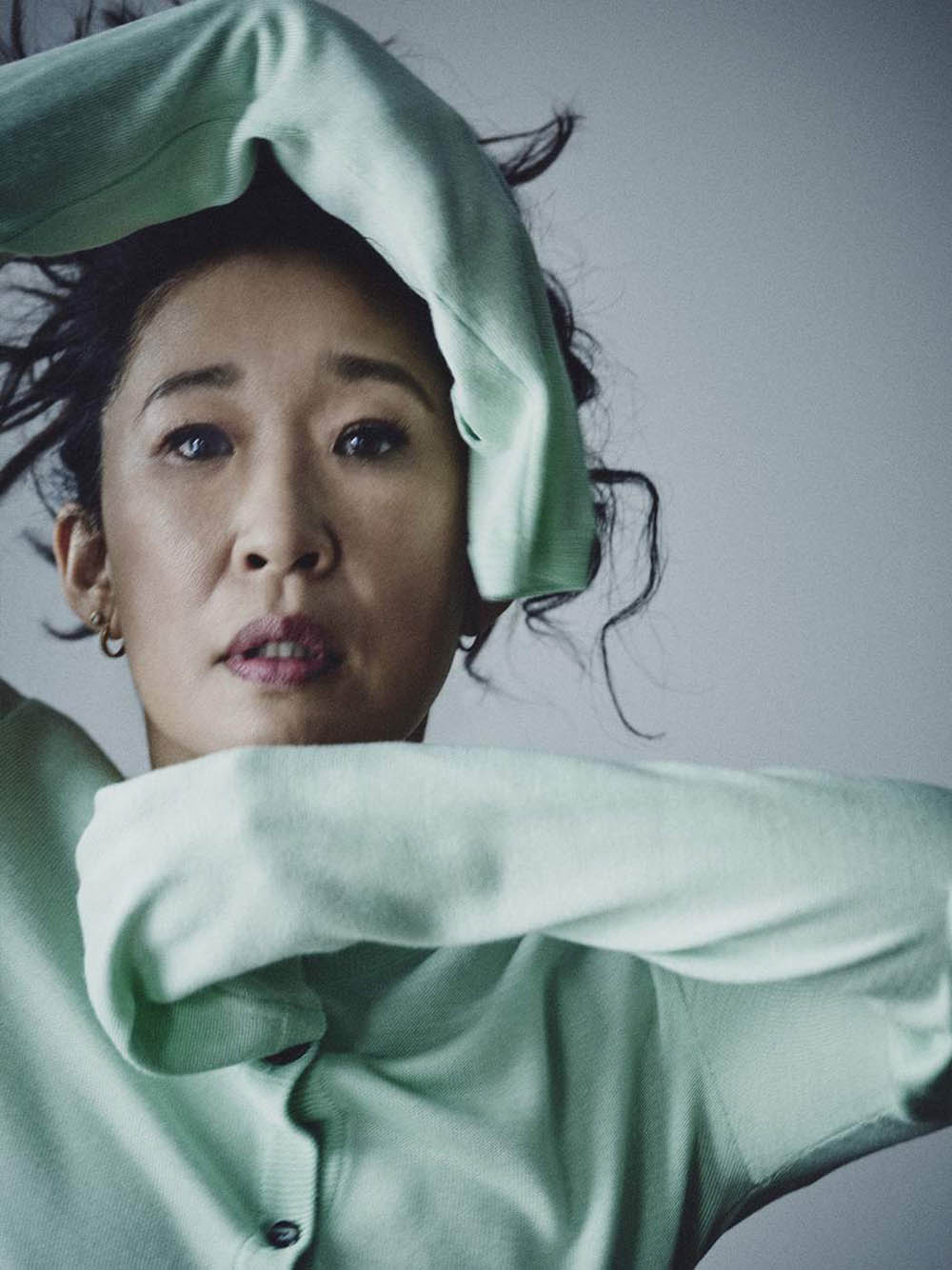 Sandra Oh covers Porter Magazine October 18th, 2019 by Boo George
