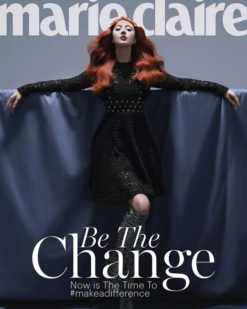 Fan Bingbing covers Marie Claire Malaysia November 2019 by Chen Man