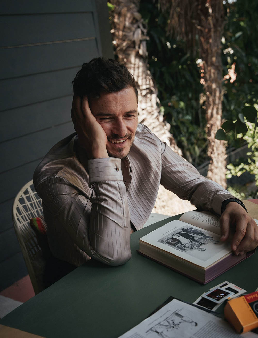 Orlando Bloom covers Flaunt Magazine Issue 167 by Alex Antitch
