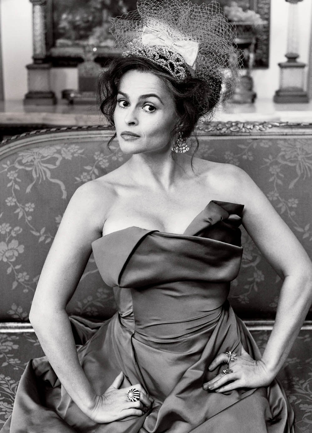 Helena Bonham Carter covers Harper’s Bazaar UK December 2019 by Pamela Hanson
