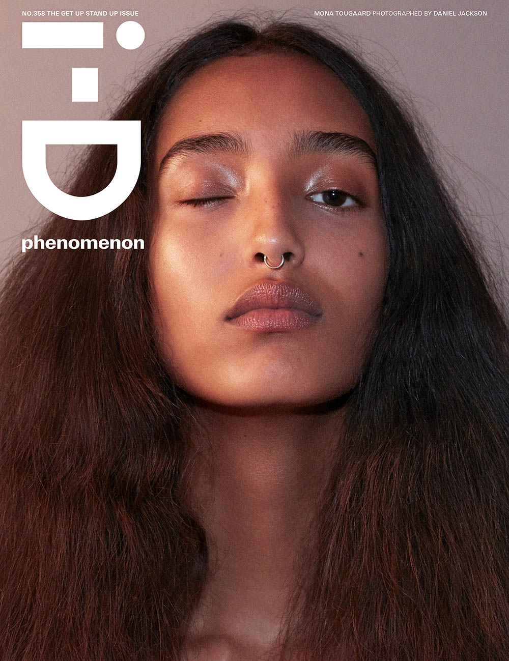Mona Tougaard covers i-D Magazine Winter 2019 by Daniel Jackson