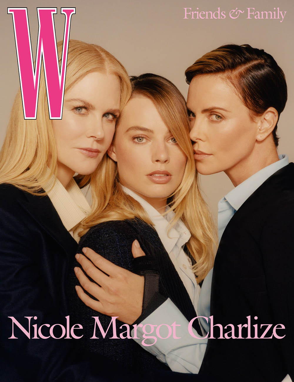 Nicole Kidman, Charlize Theron and Margot Robbie cover W Magazine Volume 8 2019 by Colin Dodgson