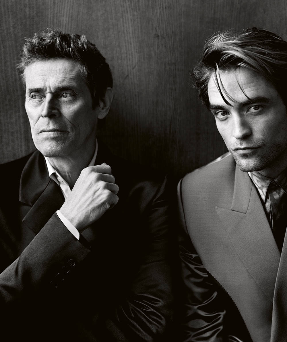 Willem Dafoe and Robert Pattinson cover Esquire UK November December 2019 by Alasdair McLellan