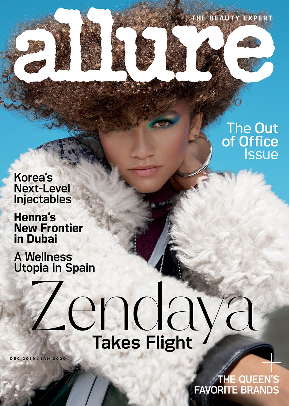 Zendaya covers Allure US December 2019 January 2020 by Miguel Reveriego