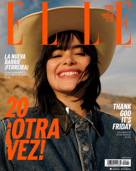 Barbie Ferreira covers Elle Mexico January 2020 by Arale Reartes