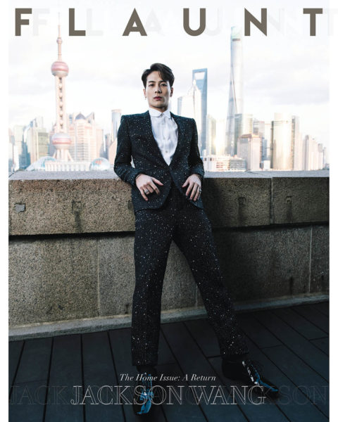 Jackson Wang covers Flaunt Magazine Issue 168 by Ian Morrison