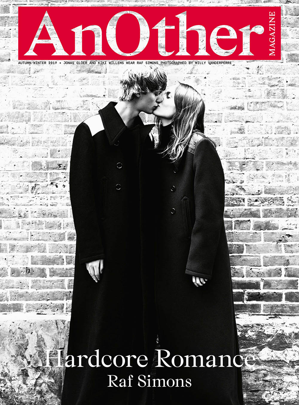 Jonas Glöer and Kiki Willems cover AnOther Magazine Fall Winter 2019 by Willy Vanderperre