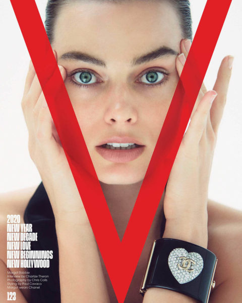Margot Robbie covers V Magazine Spring 2020 by Chris Colls