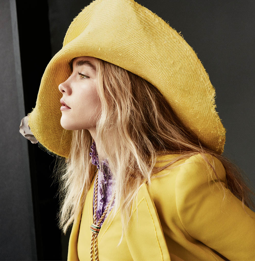 Florence Pugh covers Vogue US February 2020 by Daniel Jackson