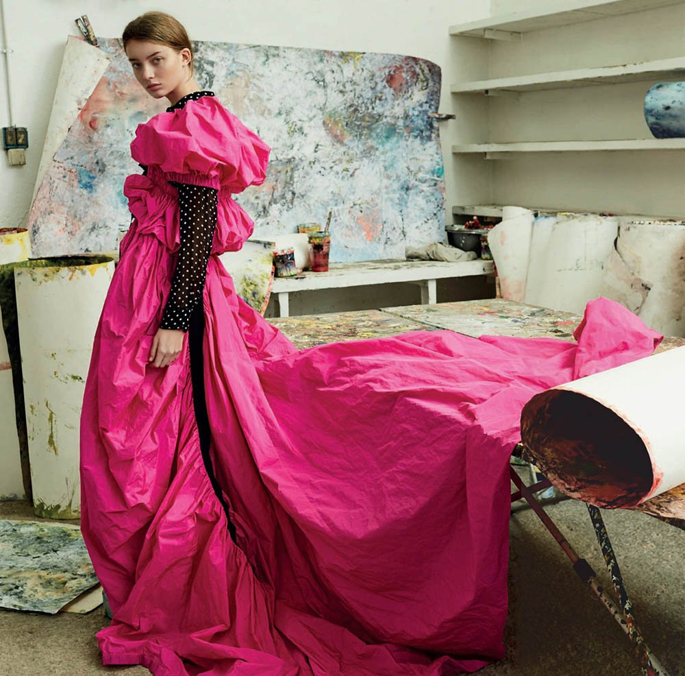 Giulia Maenza by Agata Pospieszynska for Harper’s Bazaar Spain February 2020