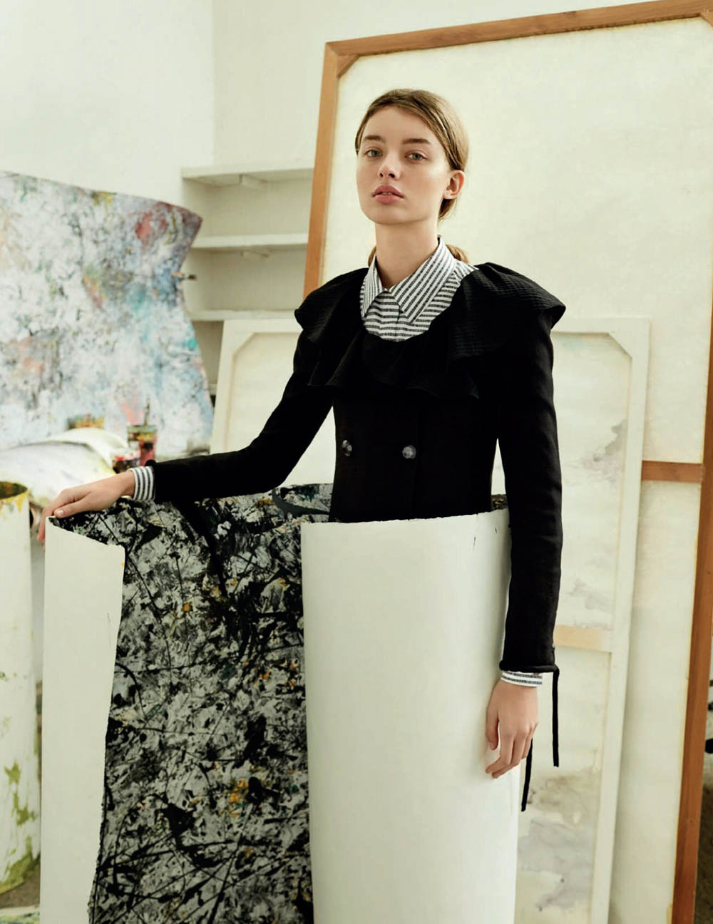 Giulia Maenza by Agata Pospieszynska for Harper’s Bazaar Spain February 2020