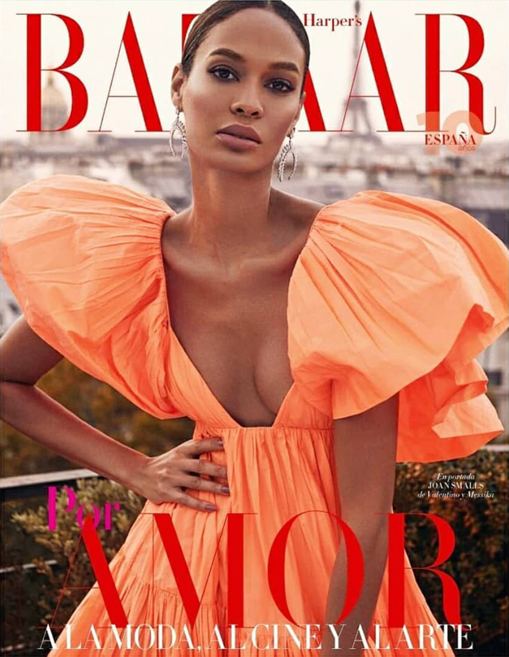 Joan Smalls covers Harper’s Bazaar Spain February 2020 by Xavi Gordo