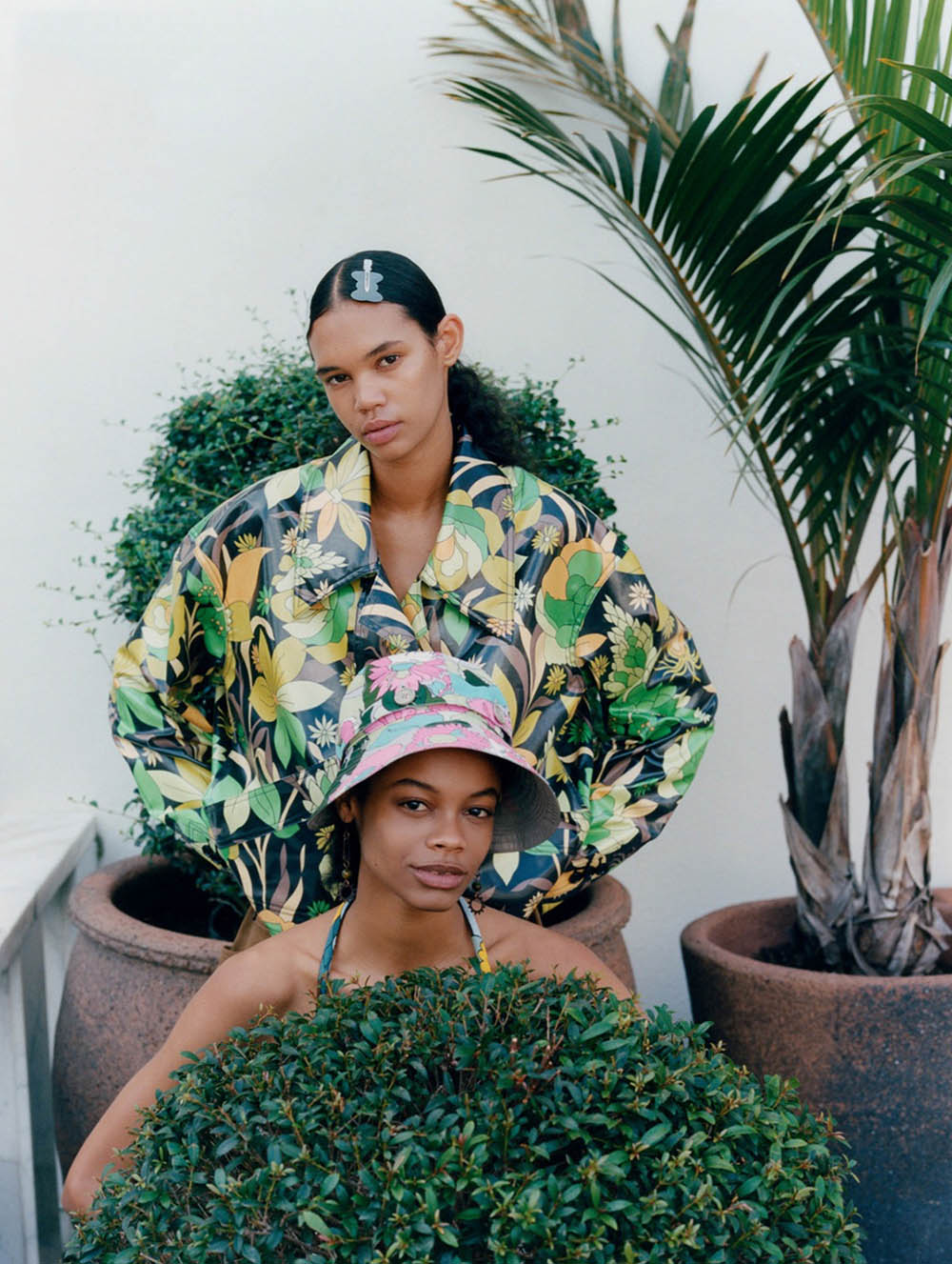 Aaliyah Hydes and Jordan Daniels by Alexander Saladrigas for Vogue Russia March 2020
