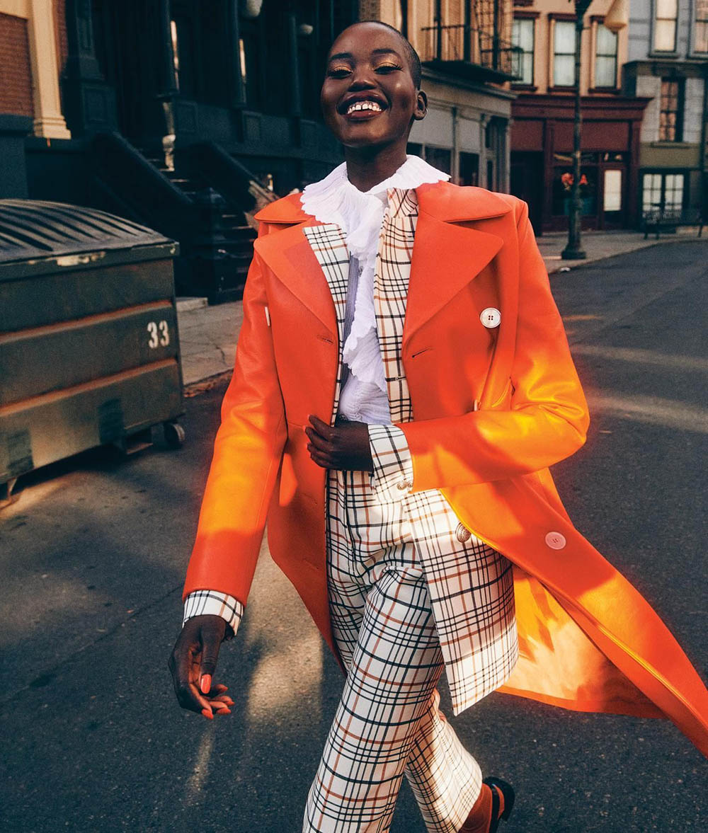 Adut Akech covers WSJ. Magazine March 2020 by Mikael Jansson