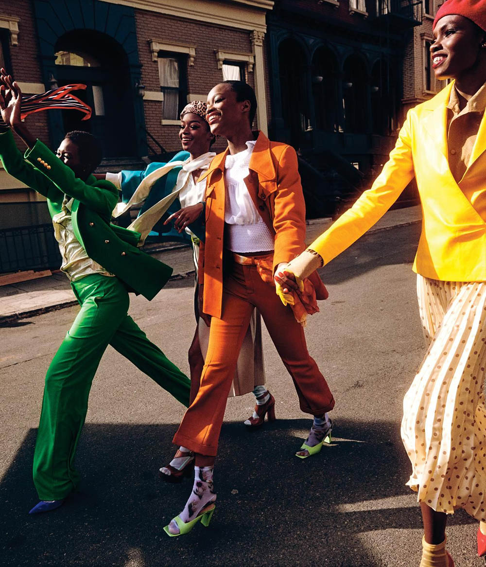 Adut Akech covers WSJ. Magazine March 2020 by Mikael Jansson