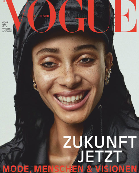 Adwoa Aboah covers Vogue Germany March 2020 by Alique