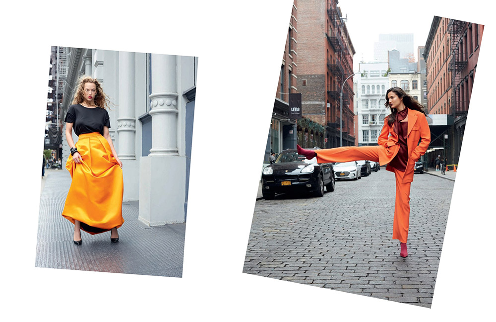 Blanca Padilla and Hannah Ferguson by Arthur Elgort for Vogue Spain March 2020