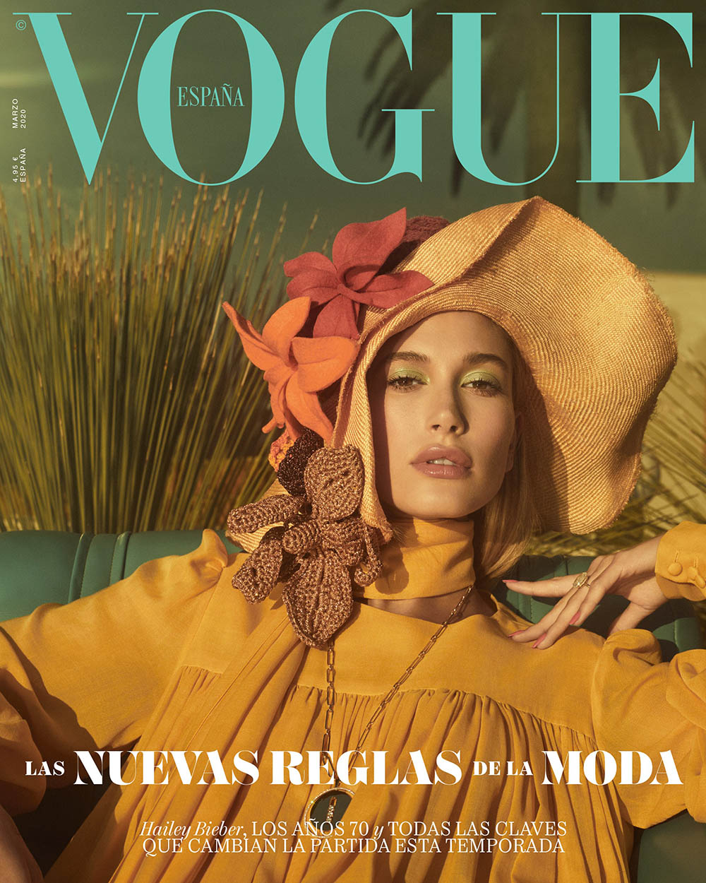 Hailey Baldwin covers Vogue Spain March 2020 by Emma Summerton