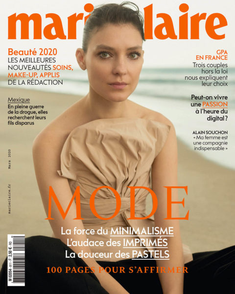 Kati Nescher covers Marie Claire France March 2020 by Toby Coulson