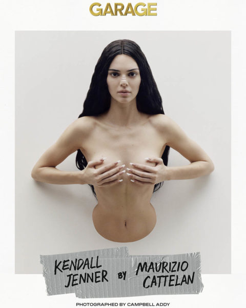 Kendall Jenner covers Garage Magazine Spring Summer 2020 by Campbell Addy