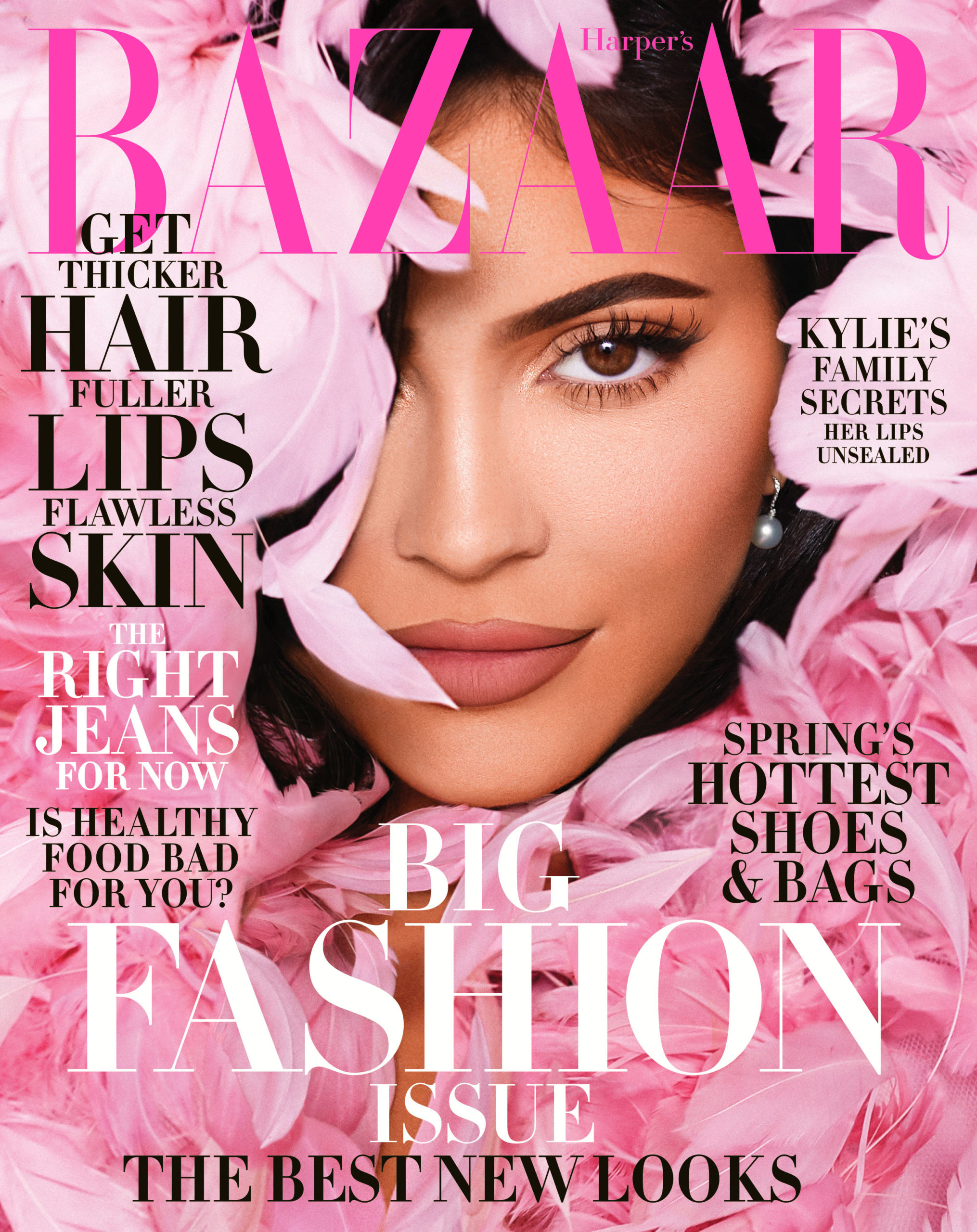 Kylie Jenner covers Harper’s Bazaar US March 2020 by Morelli Brothers