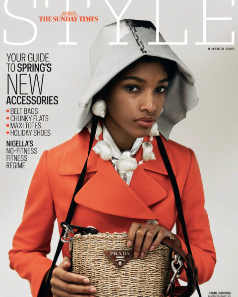 Naomi Chin Wing covers The Sunday Times Style March 8th, 2020 by Claudia Knoepfel