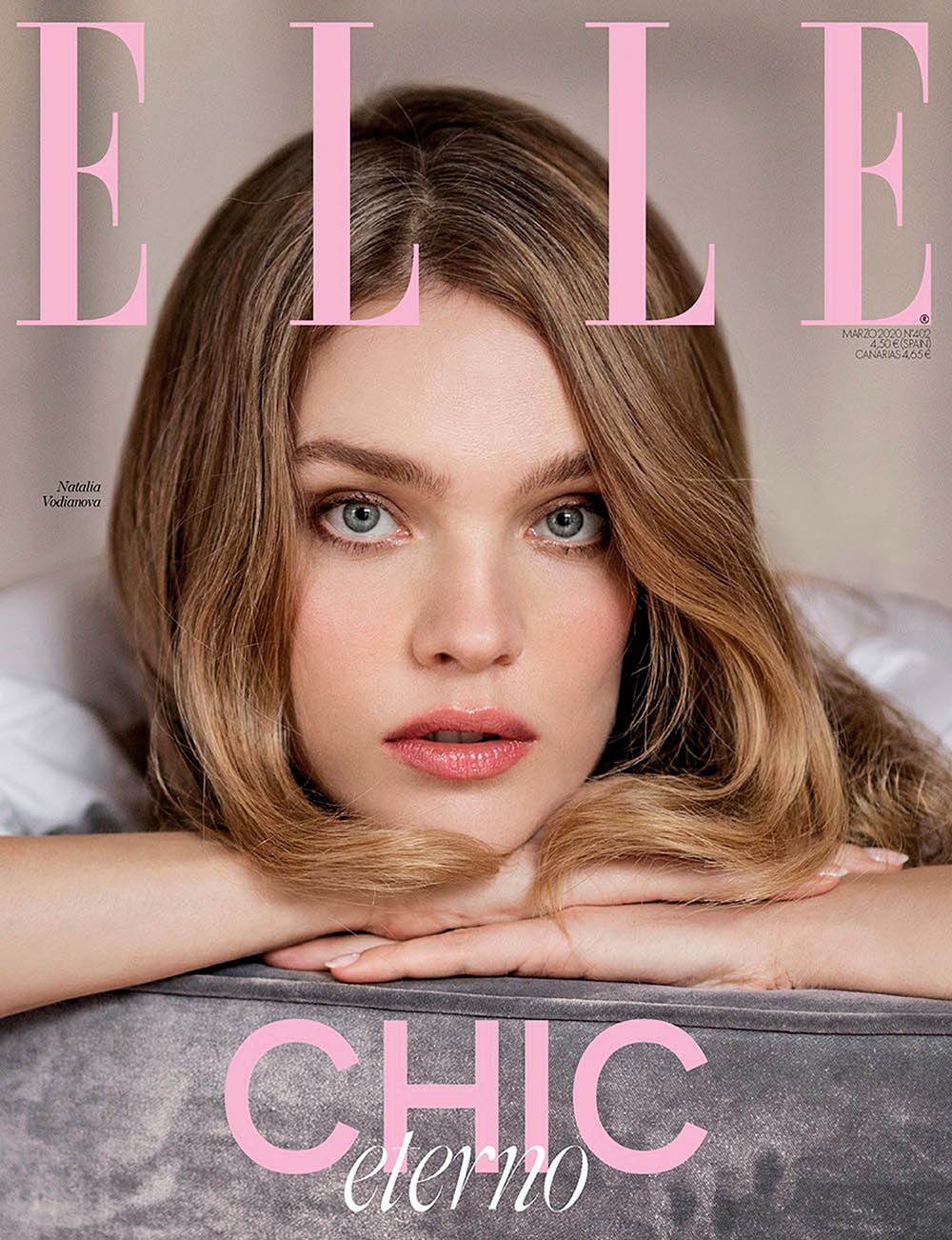 Natalia Vodianova covers Elle Spain March 2020 by Gilles Bensimon