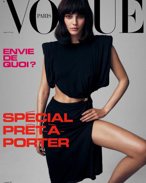 Vittoria Ceretti and Rebecca Leigh Longendyke cover Vogue Paris March 2020 by Mikael Jansson